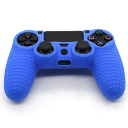 Anti-Slip Grip Silicone Cover Protector Case for PS4 Controller - Blue Anti-Slip Grip Silicone Cover Protector Case for PS4 Controller - Blue
