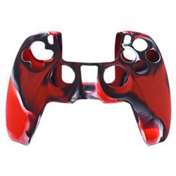 Soft Silicone Protective Case for PS5 Controller - Camouflage Red Soft Silicone Protective Case for PS5 Controller - Camouflage Red