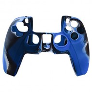Θήκη Σιλικόνης για το PS5 Controller - Μπλε Καμουφλάζ