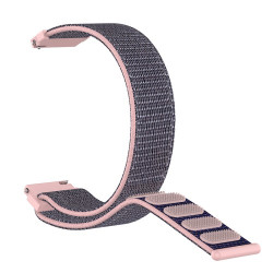 20mm Loop Fastener Nylon Weaven Smart Watch Strap for Huami Amazfit GTR 42MM / Amazfit GTS - Pink/Blue 20mm Loop Fastener Nylon Weaven Smart Watch Strap for Huami Amazfit GTR 42MM / Amazfit GTS - Pink/Blue