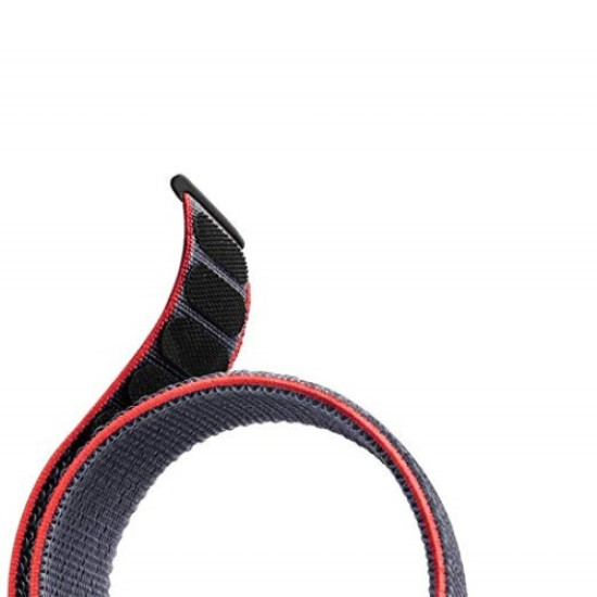 22mm Soft Breathable Nylon Sport Loop Wrist Band Strap for Huawei Watch GT/Watch 2 Pro/Honor Watch Magic - Red Gadgets - Toys - Hobby