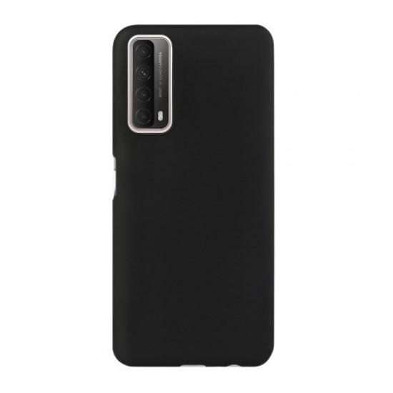 Candy Color Soft TPU Phone Shell for Huawei P Smart 2021 / Huawei Y7a - Black Huawei Cases Mobile