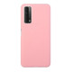 Candy Color Soft TPU Phone Shell for Huawei P Smart 2021 / Huawei Y7a - Pink Huawei Cases Mobile