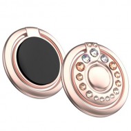 KINGXBAR Authorized Swarovski Δαχτυλίδι Βάση Στήριξης με Σβαρόφσκι για Smartphones - Ροζέ Χρυσαφί