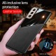Precise Cut-Out Leather Coated Hybrid Case [Built-in Magnetic Metal Sheet] for Samsung Galaxy S21 Plus - Black Samsung Cases Mobile