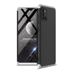 GKK Detachable 3-Piece Matte Hard PC Shell for Samsung Galaxy A31 - Silver / Black GKK Detachable 3-Piece Matte Hard PC Shell for Samsung Galaxy A31 - Silver / Black
