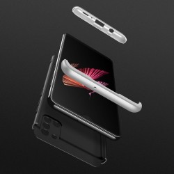 GKK Detachable 3-Piece Matte Hard PC Shell for Samsung Galaxy A31 - Silver / Black GKK Detachable 3-Piece Matte Hard PC Shell for Samsung Galaxy A31 - Silver / Black