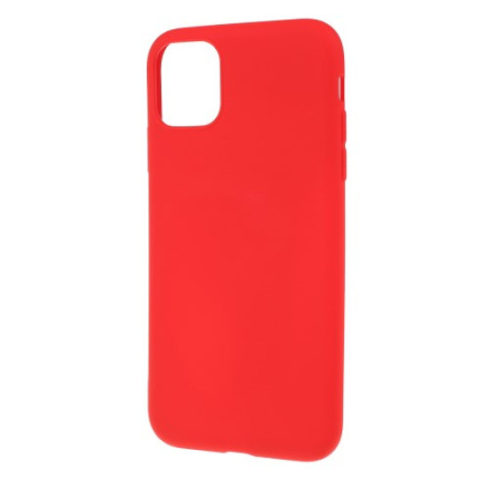Double-sided Matte TPU Cover Shell Case for iPhone 11 6.1-inch (2019) - Red Apple Cases Mobile