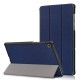 Tri-fold PU Leather Auto-wake/Sleep Smart Tablet Case for Lenovo Tab M10 HD Gen 2 TB-X306F / TB-X306X - Blue Lenovo Cases Mobile Tablet