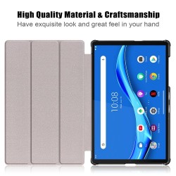 Tri-fold PU Leather Auto-wake/Sleep Smart Tablet Case for Lenovo Tab M10 HD Gen 2 TB-X306F / TB-X306X - Pink Tri-fold PU Leather Auto-wake/Sleep Smart Tablet Case for Lenovo Tab M10 HD Gen 2 TB-X306F / TB-X306X - Pink