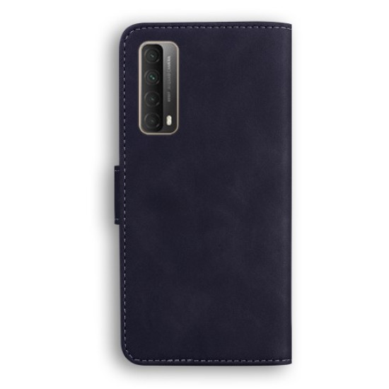 Leather Wallet Stand Phone Case for Huawei P Smart 2021 / Huawei Y7a - Black Huawei Cases Mobile