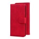 Leather Wallet Stand Phone Case for Huawei P Smart 2021 / Huawei Y7a - Red Huawei Cases Mobile