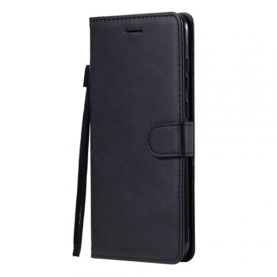 Wallet Leather Stand Case for Samsung Galaxy M11 - Black Samsung Cases Mobile