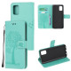 Tree Owl Imprinting Leather Stylish Wallet Case for Xiaomi Poco M3 - Cyan XIAOMI Cases Mobile