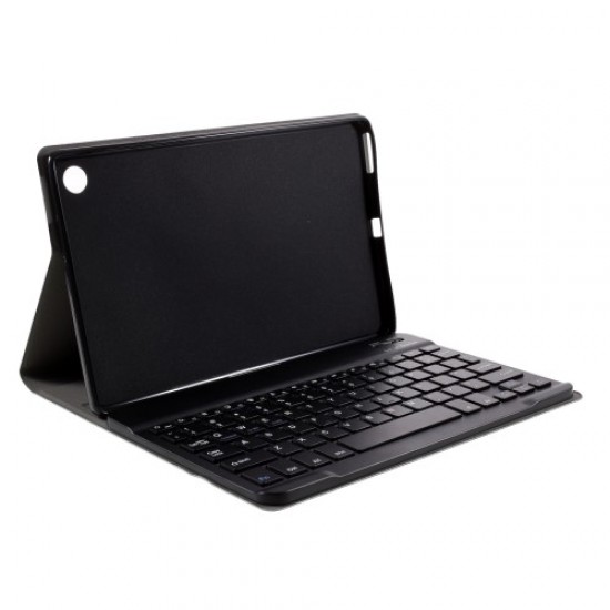 Bluetooth Keyboard Leather Stand Case for Lenovo Tab M10 Plus - Black Lenovo Cases Mobile Tablet