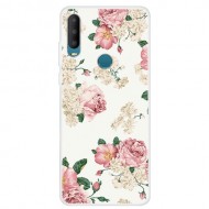 Θήκη Σιλικόνης TPU για Alcatel 1S (2020) / 3L (2020) - Ροζ Τριαντάφυλλα