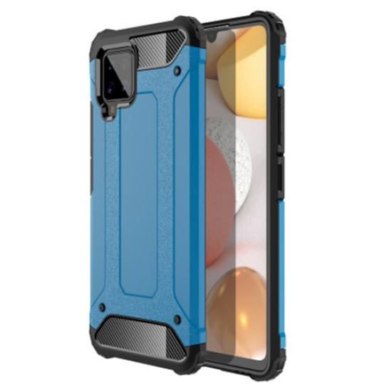 Tough Armor Υβριδική Θήκη Σιλικόνης TPU σε Συνδυαμό με Πλαστικό για Samsung Galaxy A42 5G - Μπλε Samsung Θήκες Κινητών
