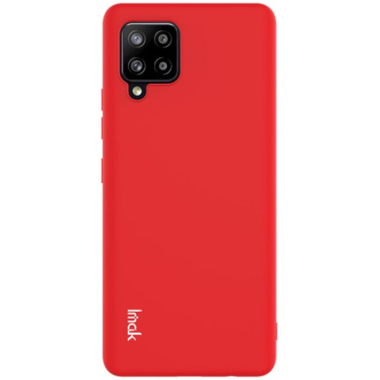 IMAK UC-2 Series Skin-feel Colorful Soft TPU Phone Cover for Samsung Galaxy A42 5G - Red Samsung Cases Mobile