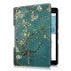 Pattern Printing PU Leather Tri-fold Stand Tablet Shell for Lenovo Yoga Smart Tab YT-X705 - Peach Blossom Lenovo Cases Mobile Tablet