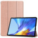 Tri-fold Leather with Stand Stylish Case for Huawei MatePad 10.4 (2020)/Honor V6 - Rose Gold Huawei Tablets Case