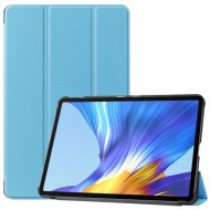 Tri-fold Leather with Stand Stylish Case for Huawei MatePad 10.4 (2020)/Honor V6 - Baby Blue