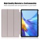 Pattern Printing PU Leather Tri-fold Stand Tablet Case for Honor V6 5G 10.4/Huawei MatePad 10.4 - Peach Blossom Huawei Tablets Case