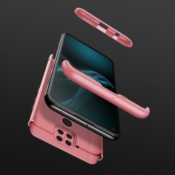 GKK Detachable 3-Piece Matte Hard PC Shell for Xiaomi Redmi Note 9 - Rose Gold GKK Detachable 3-Piece Matte Hard PC Shell for Xiaomi Redmi Note 9 - Rose Gold