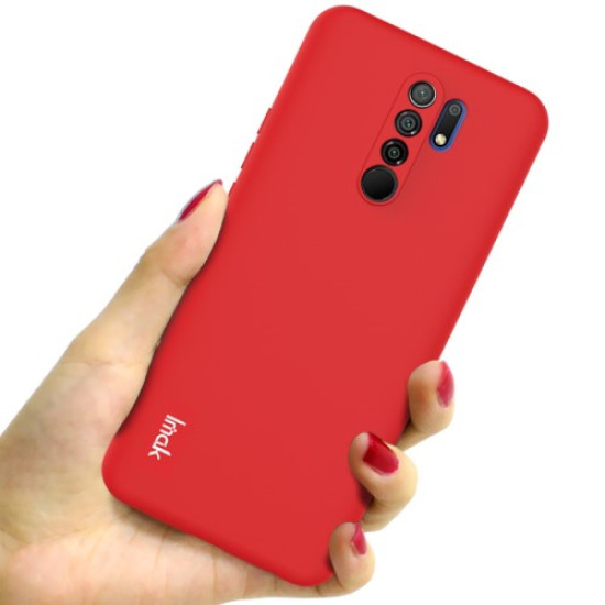 IMAK UC-2 Skin Feeling Color Soft Phone Case Cover for Xiaomi Redmi 9 - Red XIAOMI Cases Mobile