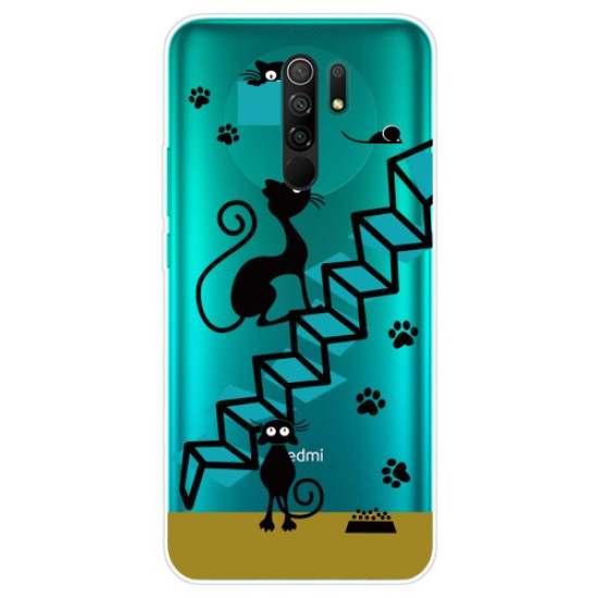 Pattern Printing TPU Protective Cover for Xiaomi Redmi 9 - Stairs XIAOMI Cases Mobile