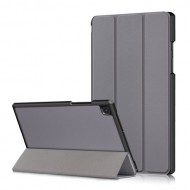 Tri-fold Stand Leather Smart Cover for Samsung Galaxy Tab A7 (2020) T500 T505 T507 - Grey