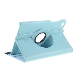 Περιστρεφόμενη Δερμάτινη Θήκη Βιβλίο με Βάση Στήριξης για Samsung Galaxy Tab A7 10.4 (2020) - Γαλάζιο