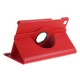 Litchi Skin Leather Case with Rotating Stand for Samsung Galaxy Tab A7 10.4 (2020) - Red Samsung Cases Mobile Tablet