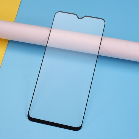 Full Coverage Ultra Clear Tempered Glass Protector Film for Samsung Galaxy A20s - Black Samsung Screen Protectors