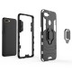 Cool Guard PC + TPU Hybrid Phone Case with Kickstand for Oppo A7/A12 - Black Oppo Realme Cases Mobile