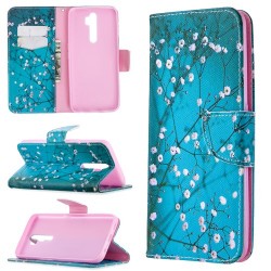 Printing Skin Shell Leather Phone Cover for Oppo A5 (2020)/A9 (2020)/A11x - Flower