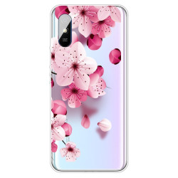 Θήκη Σιλικόνης TPU για Xiaomi Redmi 9A / 9AT - Ροζ Άνθη