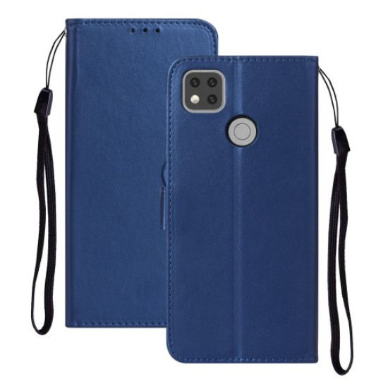 Wallet Leather Stand Mobile Phone Cover for Xiaomi Redmi 9C - Blue XIAOMI Cases Mobile