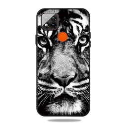 Pattern Printing TPU Shell Case Cover for Xiaomi Redmi 9C - Tiger