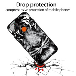 Pattern Printing TPU Shell Case Cover for Xiaomi Redmi 9C - Tiger