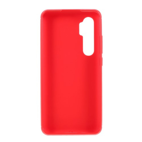 Carbon Fiber Texture TPU Phone Shell for Xiaomi Mi Note 10 Lite - Red XIAOMI Cases Mobile