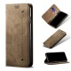Jeans Cloth Leather Phone Casing with Wallet Stand for Xiaomi Mi Note 10 Lite - Khaki XIAOMI Cases Mobile