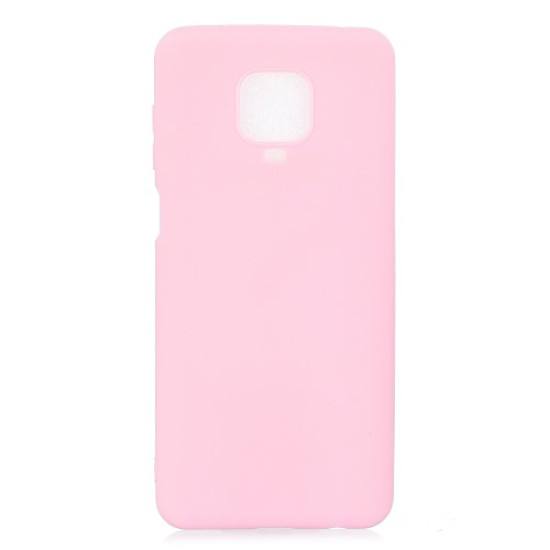 Θήκη Σιλικόνης TPU Ματ για Xiaomi Redmi Note 9 Pro / Note 9S - Ροζ XIAOMI Θήκες Κινητών