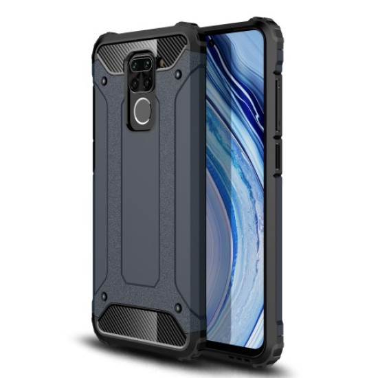 Armor Guard Plastic + TPU Hybrid Phone Case for Xiaomi Redmi Note 9 - Dark Blue XIAOMI Cases Mobile