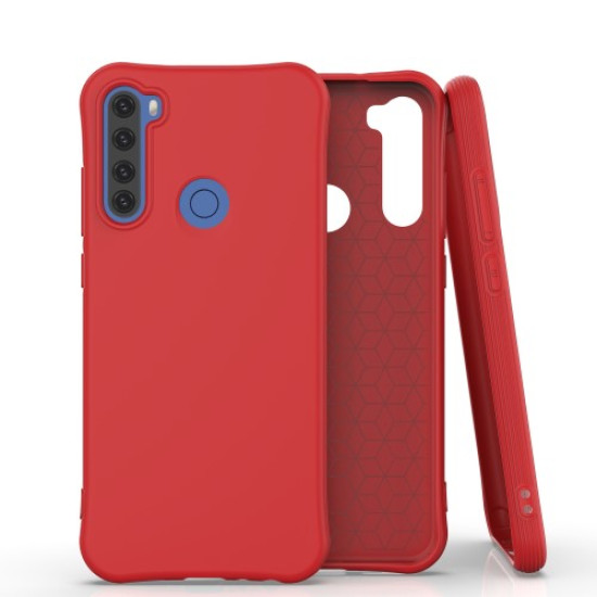 Matte Soft TPU Cell Phone Cover for Xiaomi Redmi Note 8T - Red XIAOMI Cases Mobile