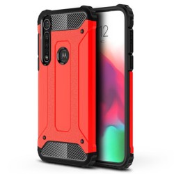 Tough Armor Υβριδική Θήκη Σιλικόνης TPU σε Συνδυαμό με Πλαστικό για Motorola Moto G8 Plus - Κόκκινο Tough Armor Υβριδική Θήκη Σιλικόνης TPU σε Συνδυαμό με Πλαστικό για Motorola Moto G8 Plus - Κόκκινο