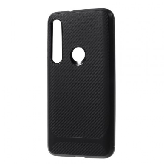 Anti-slip Drop-resistant TPU Phone Case for Motorola Moto G8 Plus - Black Motorola Cases Mobile
