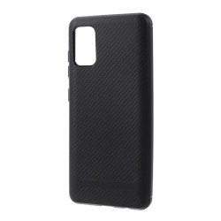 Θήκη Σιλικόνης TPU Ενισχυμένη για Samsung Galaxy A41 (Global Version) - Μαύρο