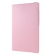 Litchi Texture Leather Case with Rotating Stand Cover for Samsung Galaxy Tab S7 SM-T870.T875 - Pink Samsung Cases Mobile Tablet