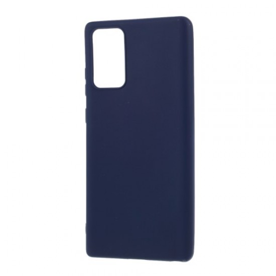Θήκη Σιλικόνης TPU Ματ για Samsung Galaxy Note 20 5G / Galaxy Note 20 - Σκούρο Μπλε Samsung Θήκες Κινητών