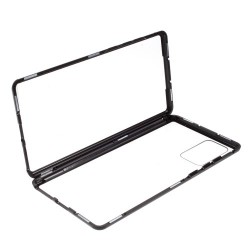 Μεταλλική Μαγνητική Θήκη 360 μοιρών (Detachable Metal Frame) με Τζαμάκι Προστασίας Οθόνης για Samsung Galaxy Note 20 / Note 20 5G - Μαύρο Μεταλλική Μαγνητική Θήκη 360 μοιρών (Detachable Metal Frame) με Τζαμάκι Προστασίας Οθόνης για Samsung Galaxy Note 20 / Note 20 5G - Μαύρο